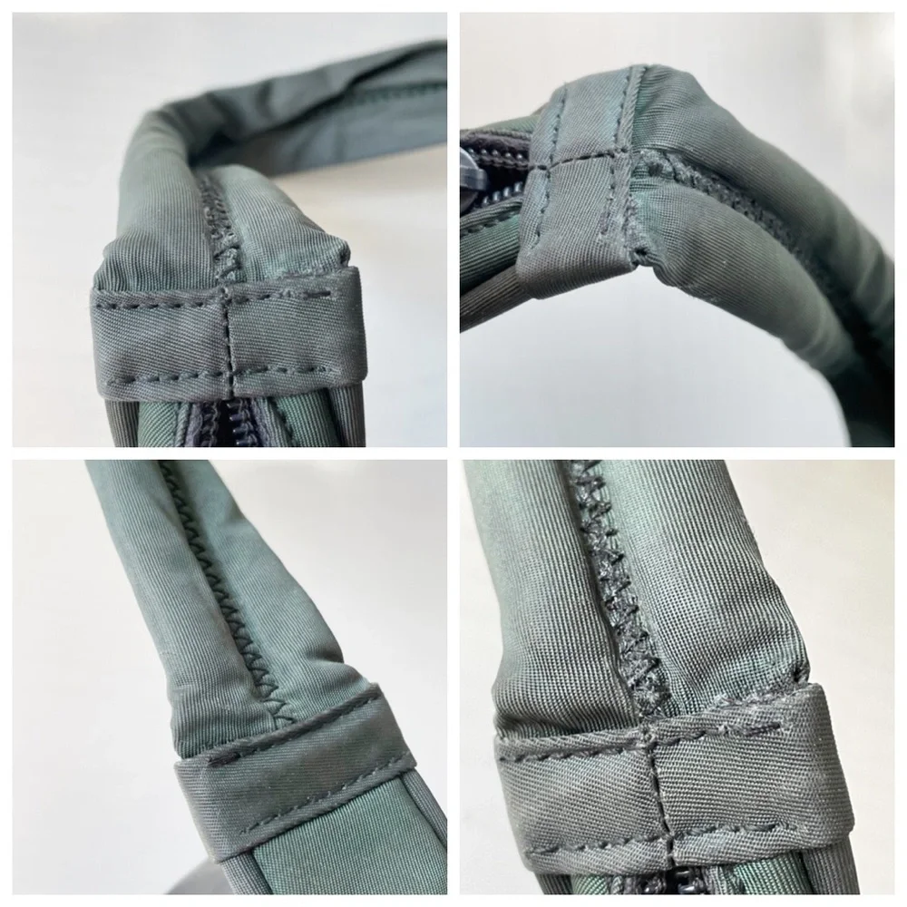 Prada 1998 green Tessuto sport nylon vintage shoulder hobo bag